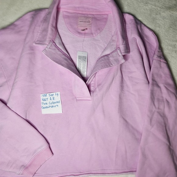 NWT AE pink sweatshirt - Picture 1 of 3